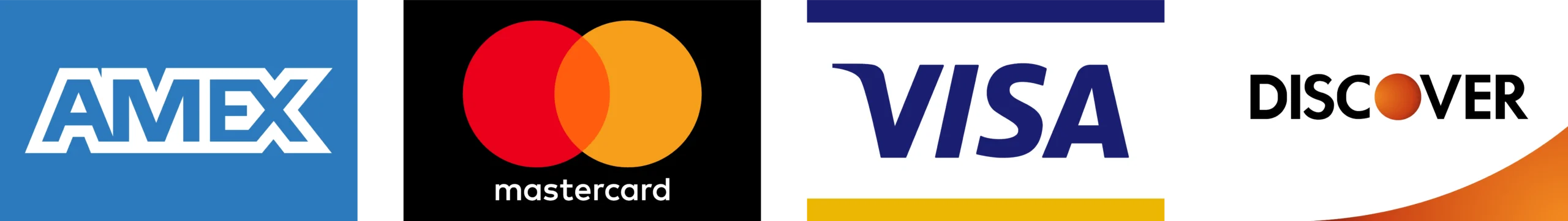 Accepted payment cards: Visa, Mastercard, American Express and Discover
